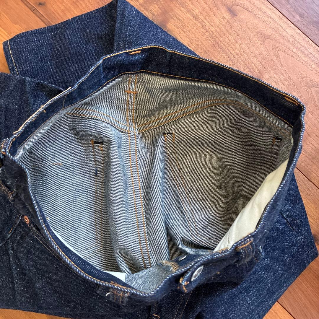 DENIME 32インチ ストレートデニム.