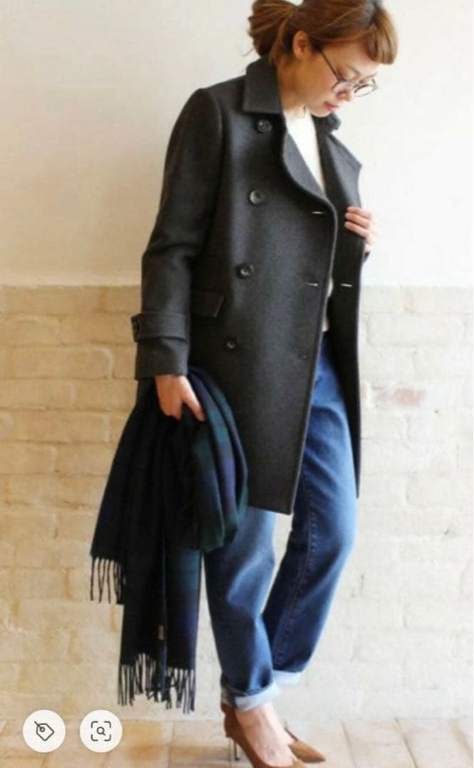 ☆ORIHO☆ フレームワーク ハミルトンウールPコート　38