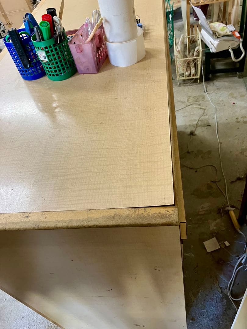 【引き取り希望】ショップ レジカウンター 木製 重厚 W140cm