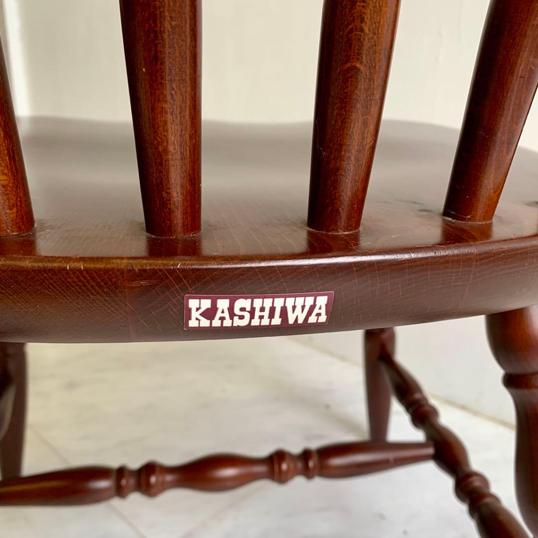 【柏木工】ウィンザーチェア／ダイニングチェア／飛騨家具 ③