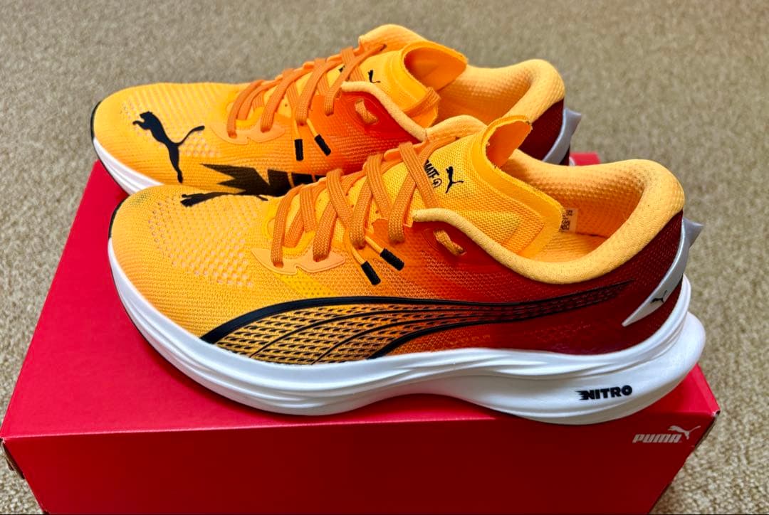 走行80km◆PUMA ディヴィエイトニトロ3◆26.0cm/グリップ良好
