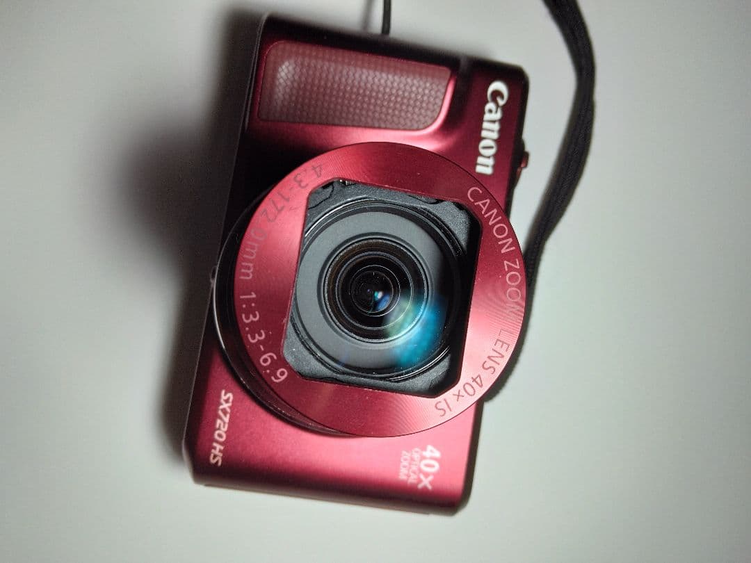 【美品】Canon PowerShot SX720 HS レッド　デジカメ40倍