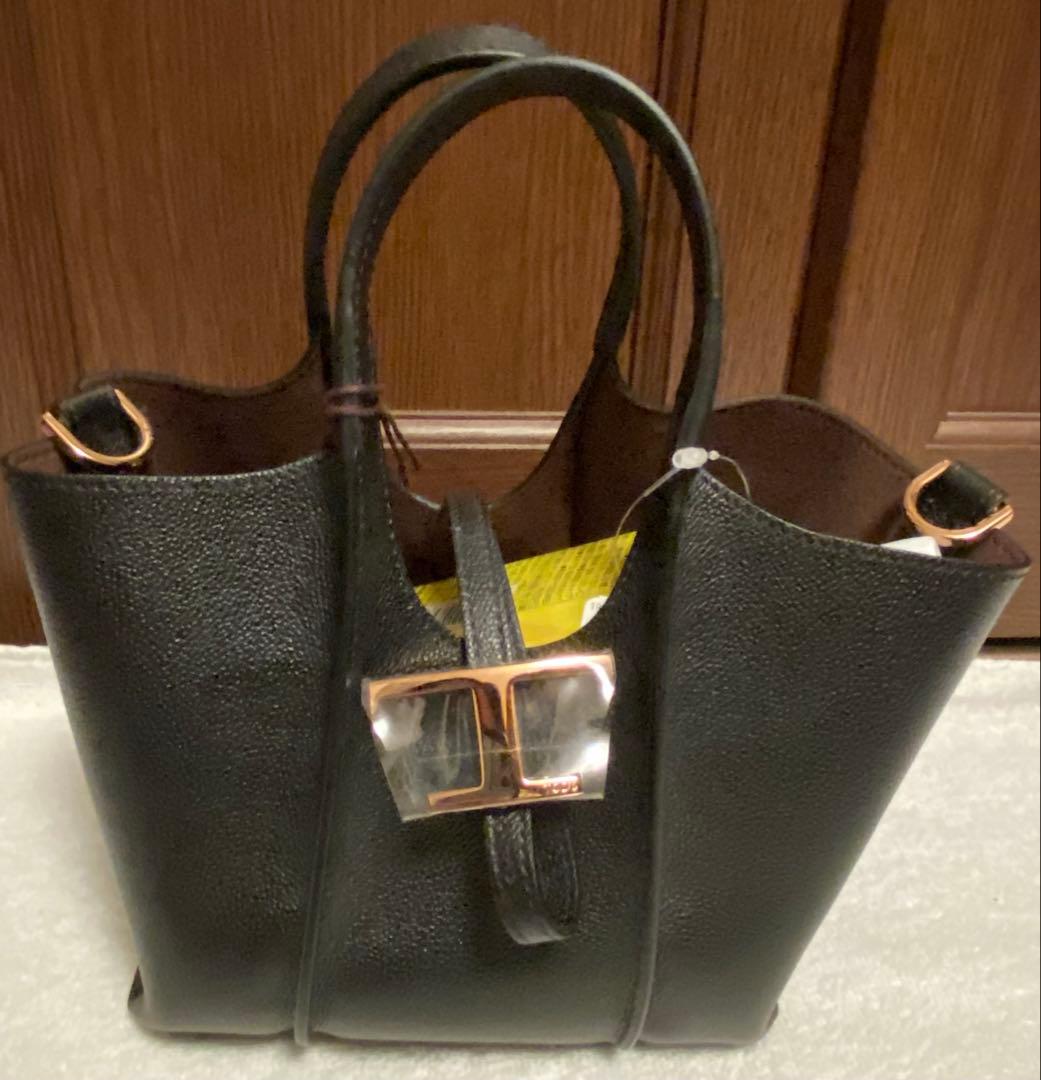 価格変更！金額&掲載期間変更！TOD'S 黒 レザー バッグ マイクロ