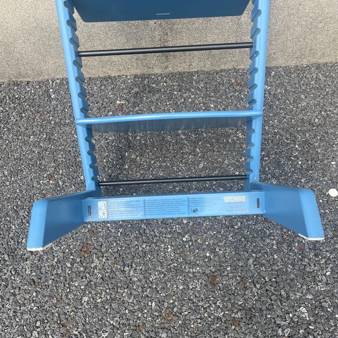 希少　限定色　ストッケ　トリップトラップ　シリアル3　ダークブルー　ハイチェア