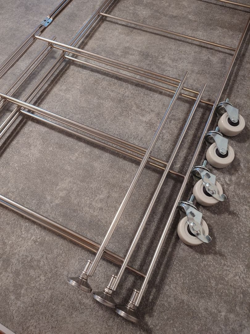 無印良品 ステンレスユニットシェルフ　帆立3点とその他パーツ