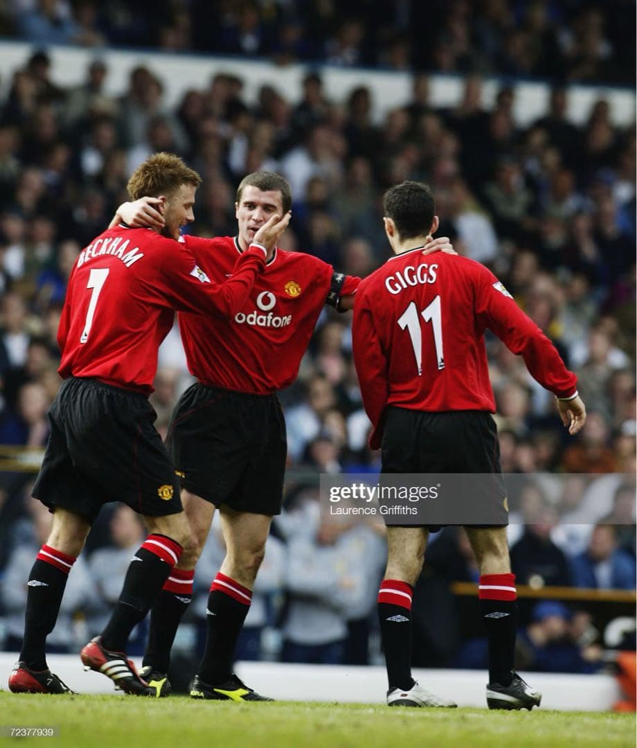 マンチェスターユナイテッド　ユニフォーム　ライアンギグス　00/02