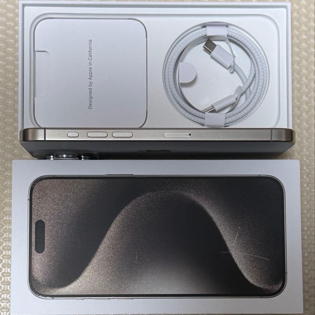 バッテリー100% iPhone15ProMax 256GB SIMフリー 本体