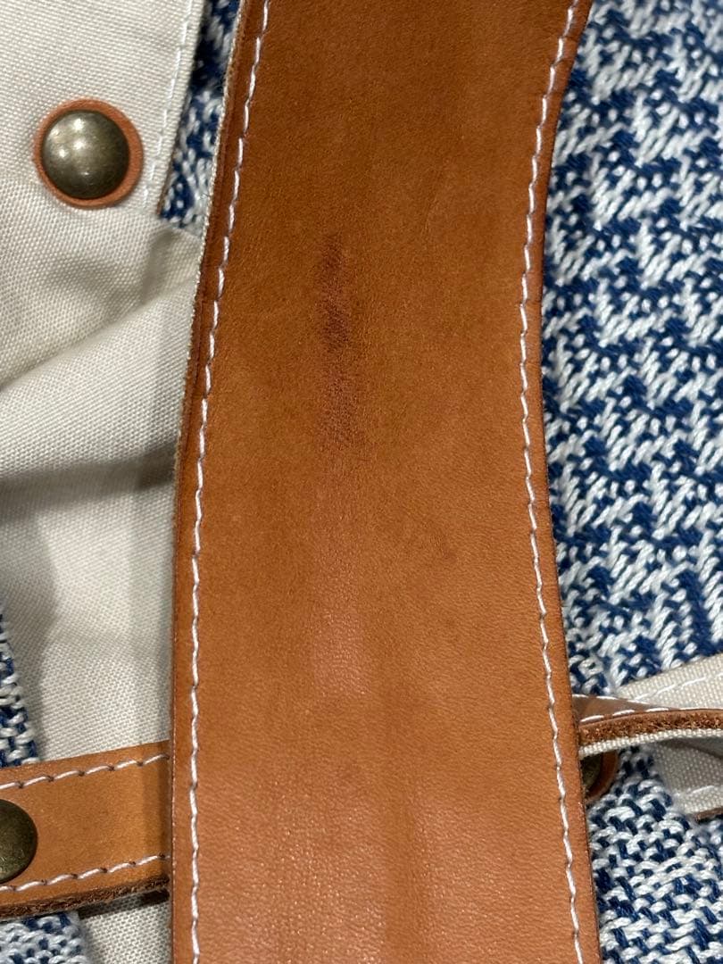 2/3限定価格trois temps トロワトン　手織り2WAYバッグ　北欧