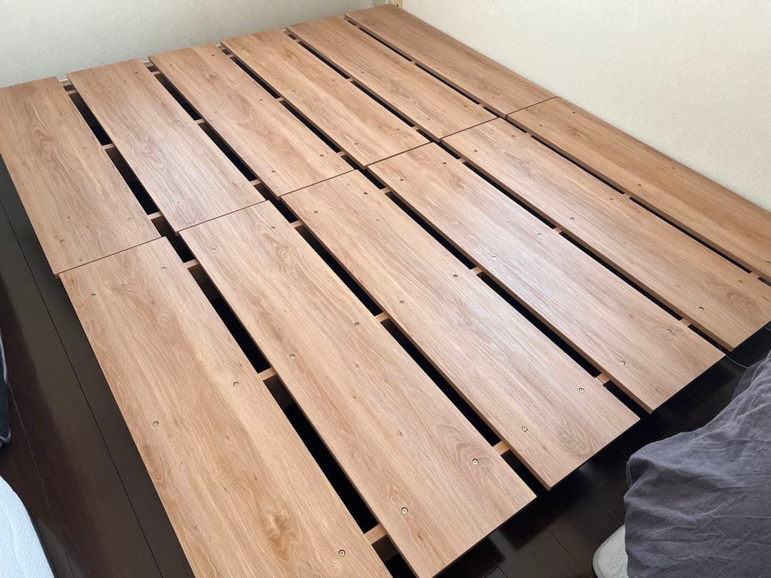 マナティ LOWYA シングル ベッドフレーム　シャビーナチュラル