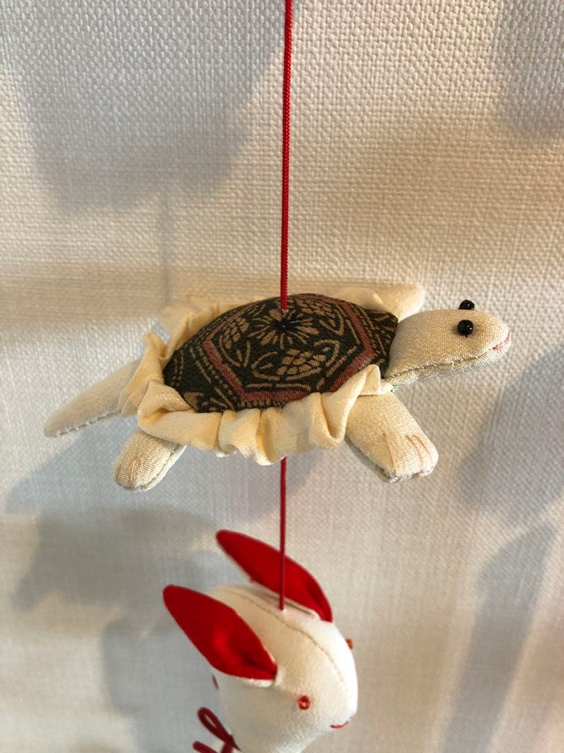 桃の節句の壁掛け①　吊るし飾り　吊るし雛