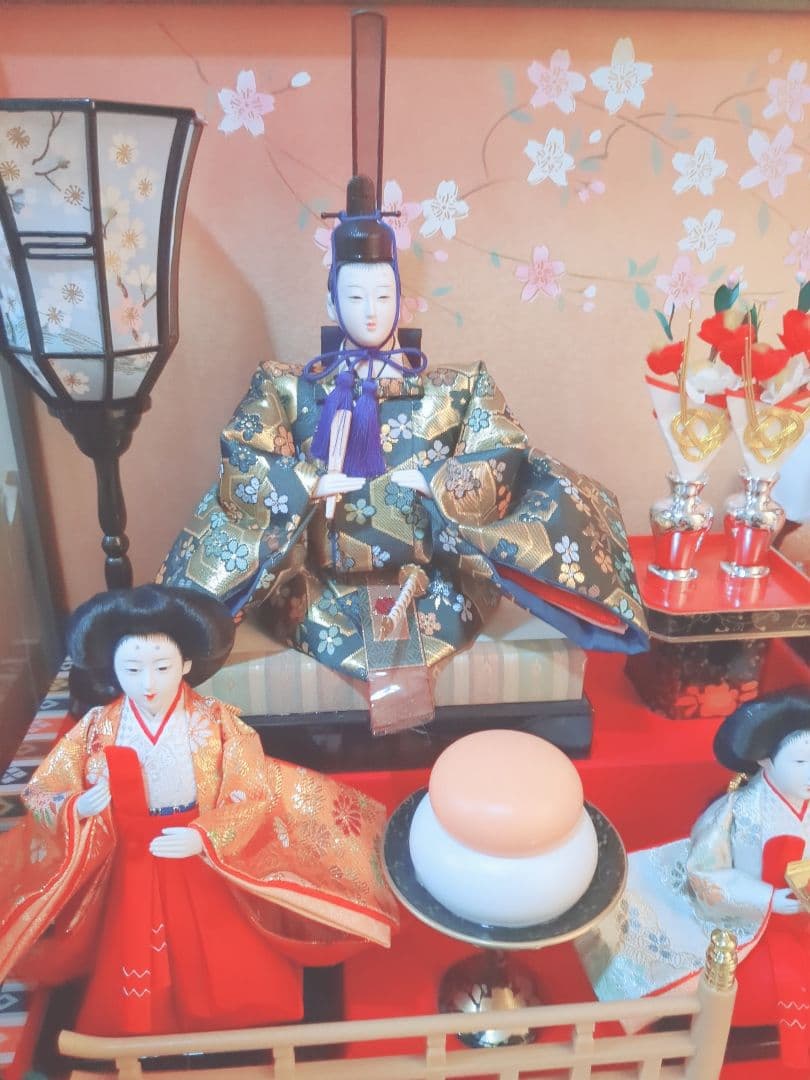 お値打ち 久月 雛人形 ひな祭り ガラスケース入り オルゴール付き