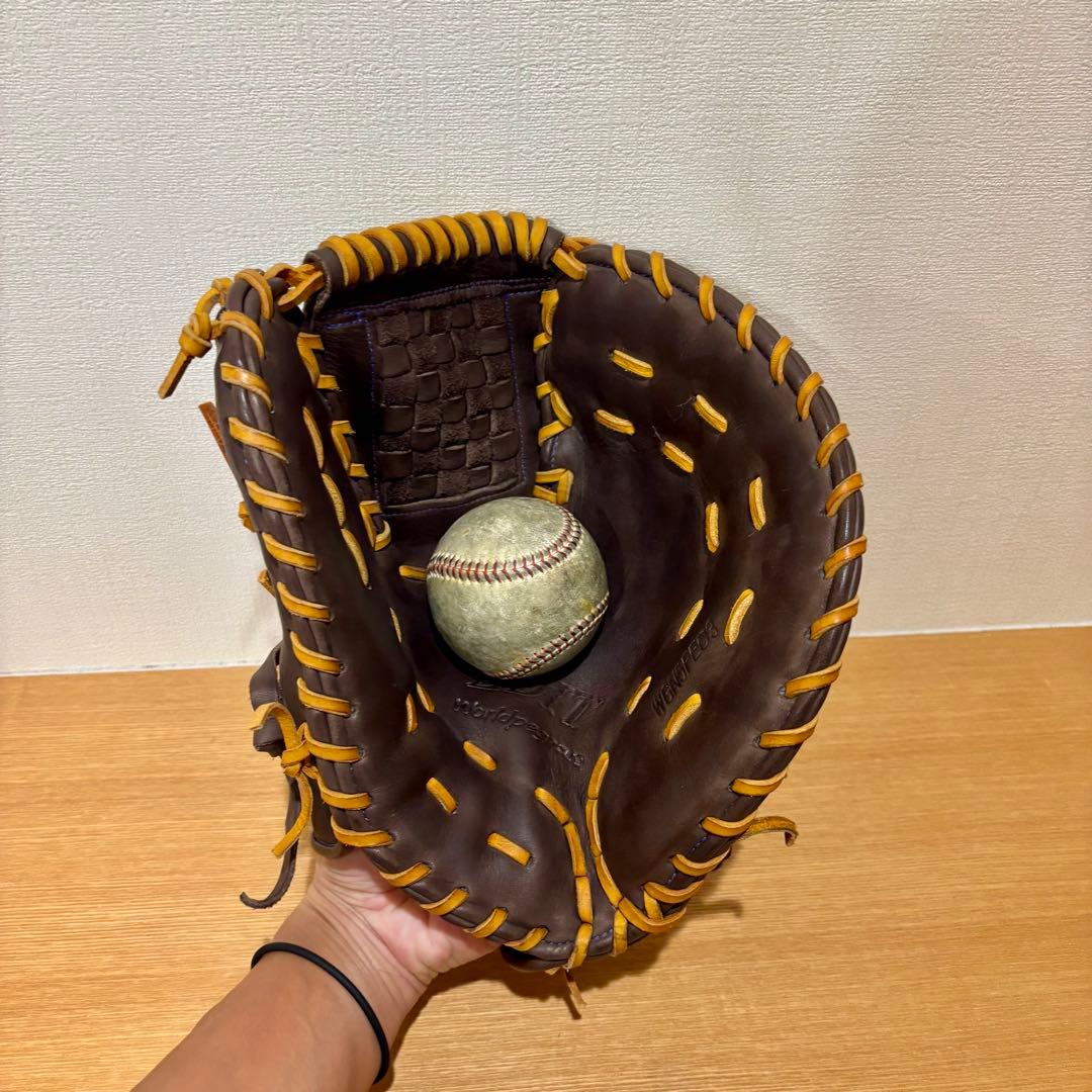 ファーストミット ワールドペガサス 軟式 美品 型抜群 即戦力 軟式グローブ