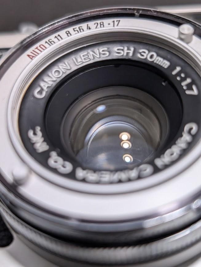 【露出計動作品】 Canon demi EE17 ハーフフィルムカメラ