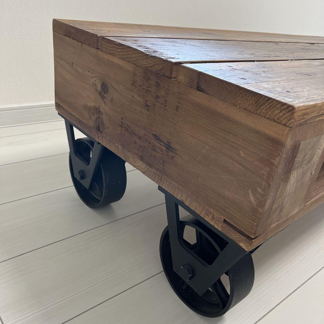 クラッシュゲート コーヒーテーブル ローテーブル カフェテーブル