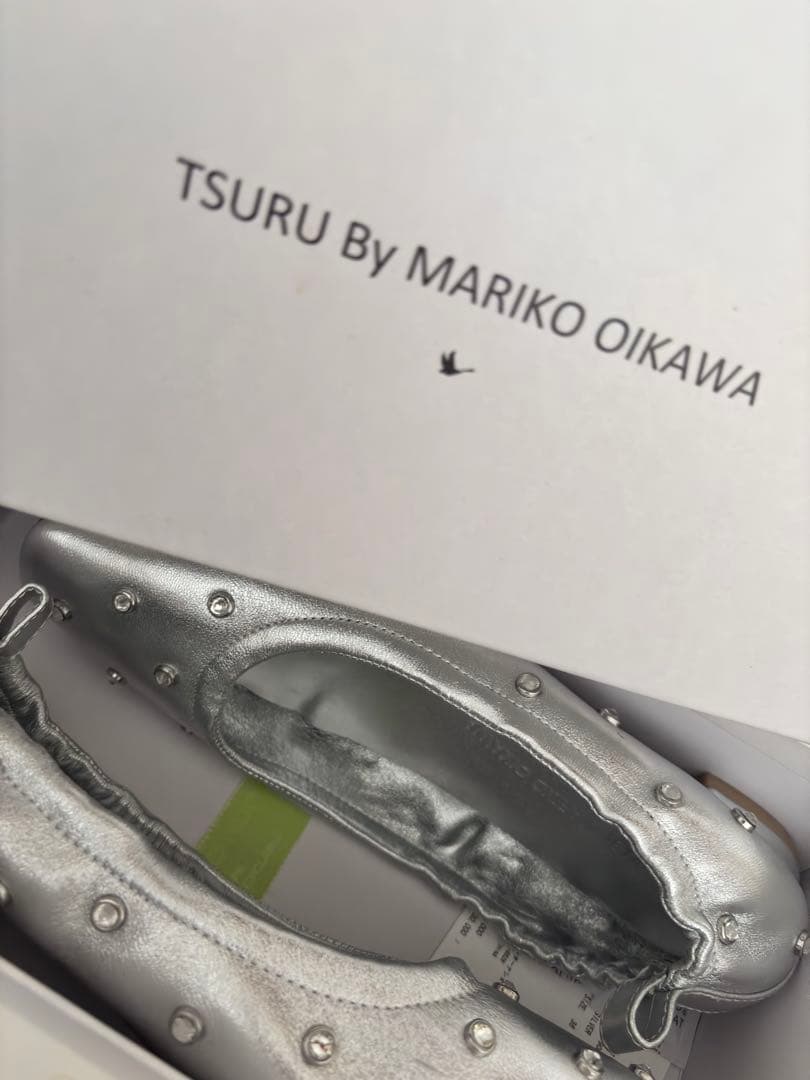 ツルバイマリコオイカワフラットシューズ 37ミレニア着用数回美品❤︎
