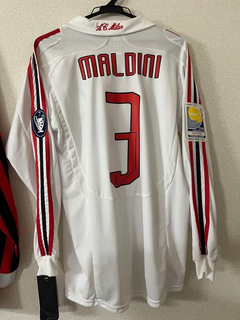 マルディーニ ユニフォーム ACミラン MALDINI 長袖シャツ トヨタカップ