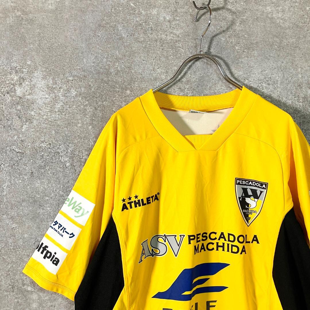 ATHLETA　ユニフォーム　ペスカドーラ町田　サッカー　ロゴプリント　Fリーグ