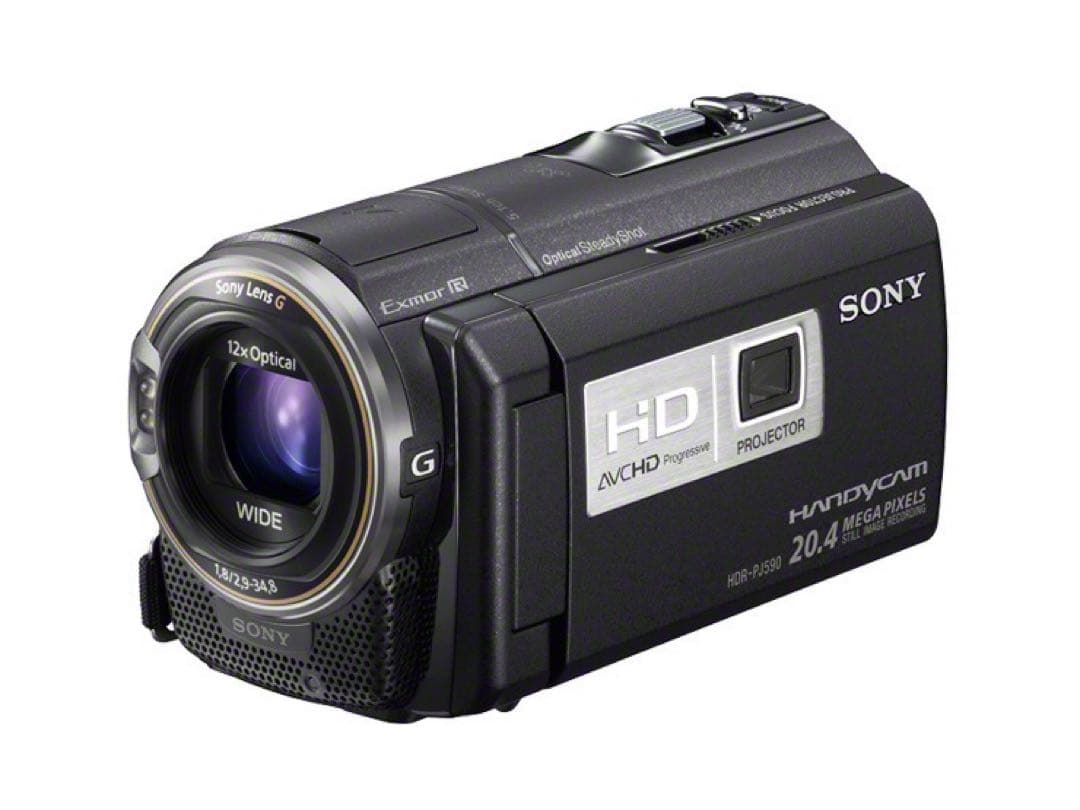 Sony HDビデオカメラHDR-PJ590V プロジェクター付き 美品 完動品