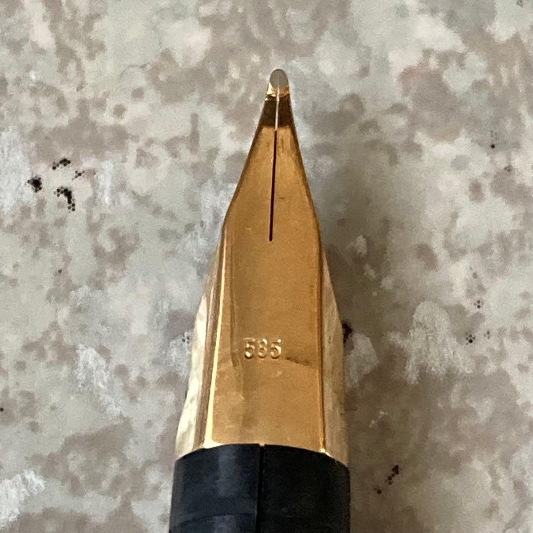 #056 オーバーホール済み 万年筆 モンブラン MONTBLANC 14k