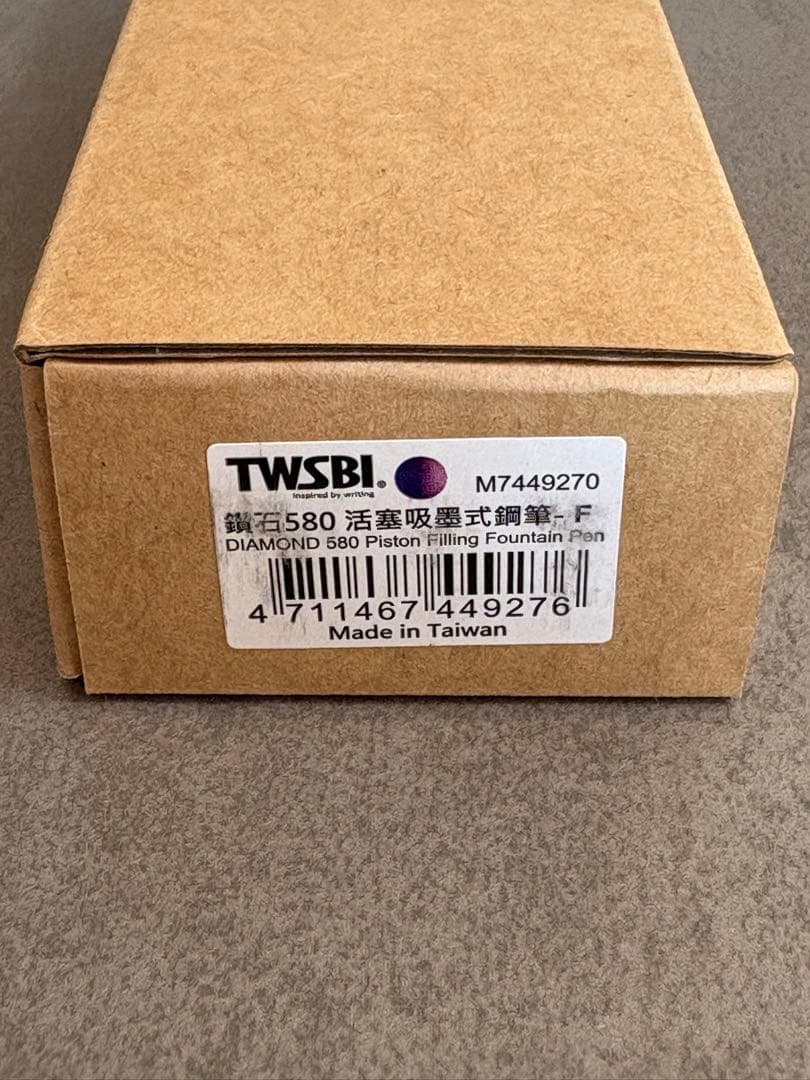 TWSBI 万年筆 ダイヤモンド 580 アイリス F字 細字 ツイスビー 美品
