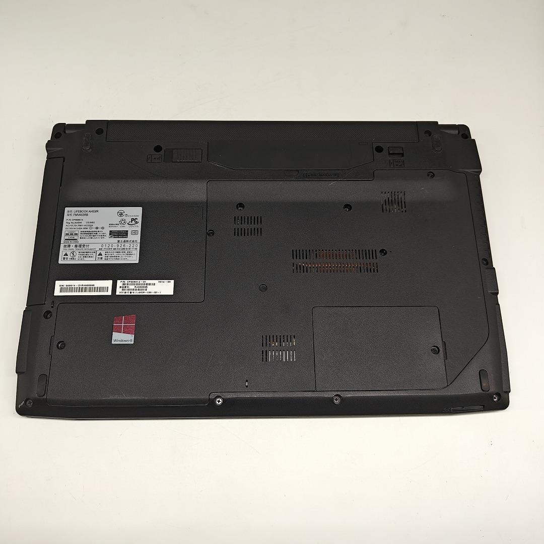 【富士通】AH53 爆速i7 SSD512GB 16GB ブラック ノートPC