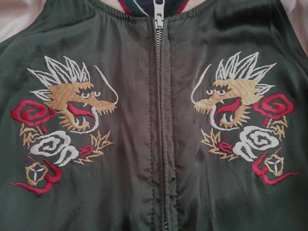 最終お値下げ【新品】スカジャン 藤娘/龍/パンダ リバーシブル