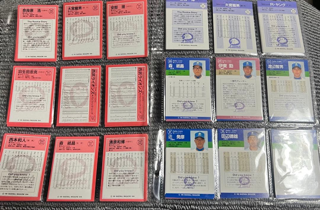 【ファナティックス製】西武ライオンズ 工藤公康レプリカユニフォームおまけカード