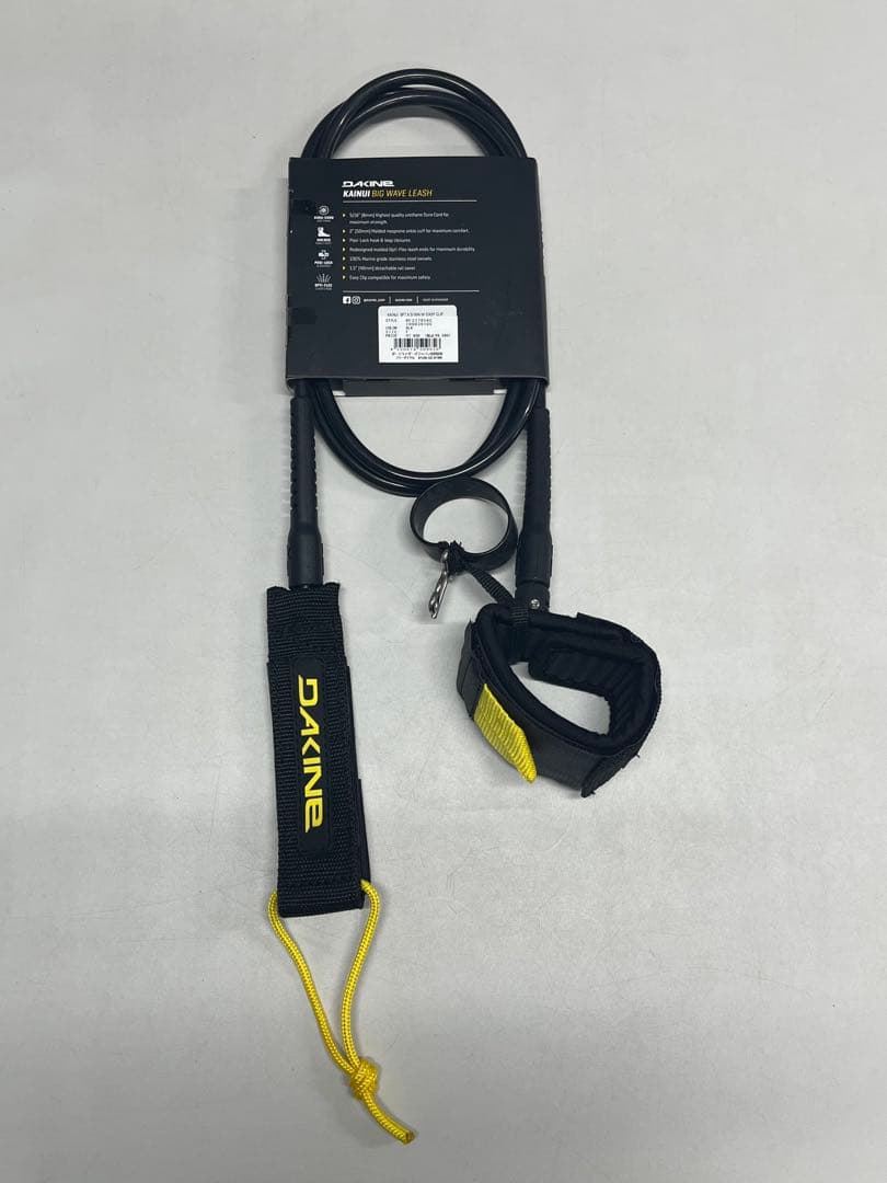 2025 DAKINE LEASH 6FT X 5/16EASYCLIP 新品