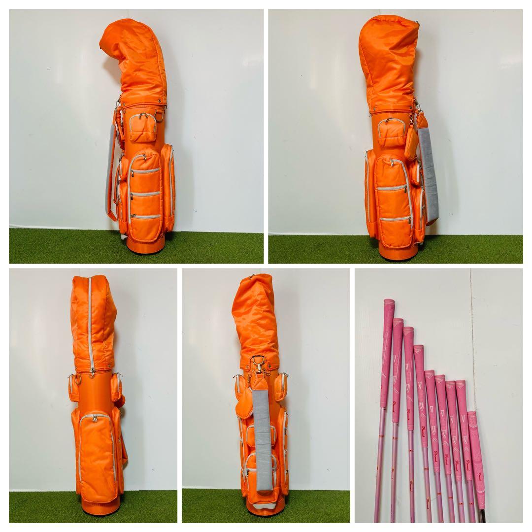 バッグ無し 左利き Pincrush PC-112 レディース ゴルフセット