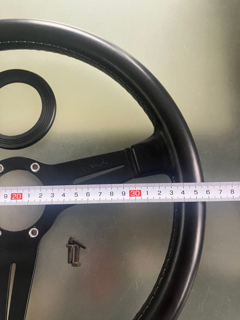 NARDI ナルディ クラシック ブラックレザー＆ブラックスポークビンテージ