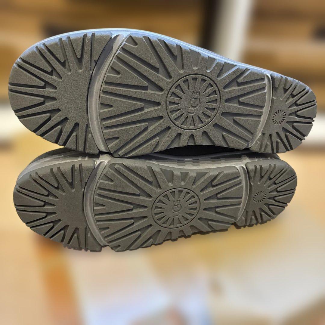 UGG W CLASSIC WEATHER MINI グレー　ブーツ　防水