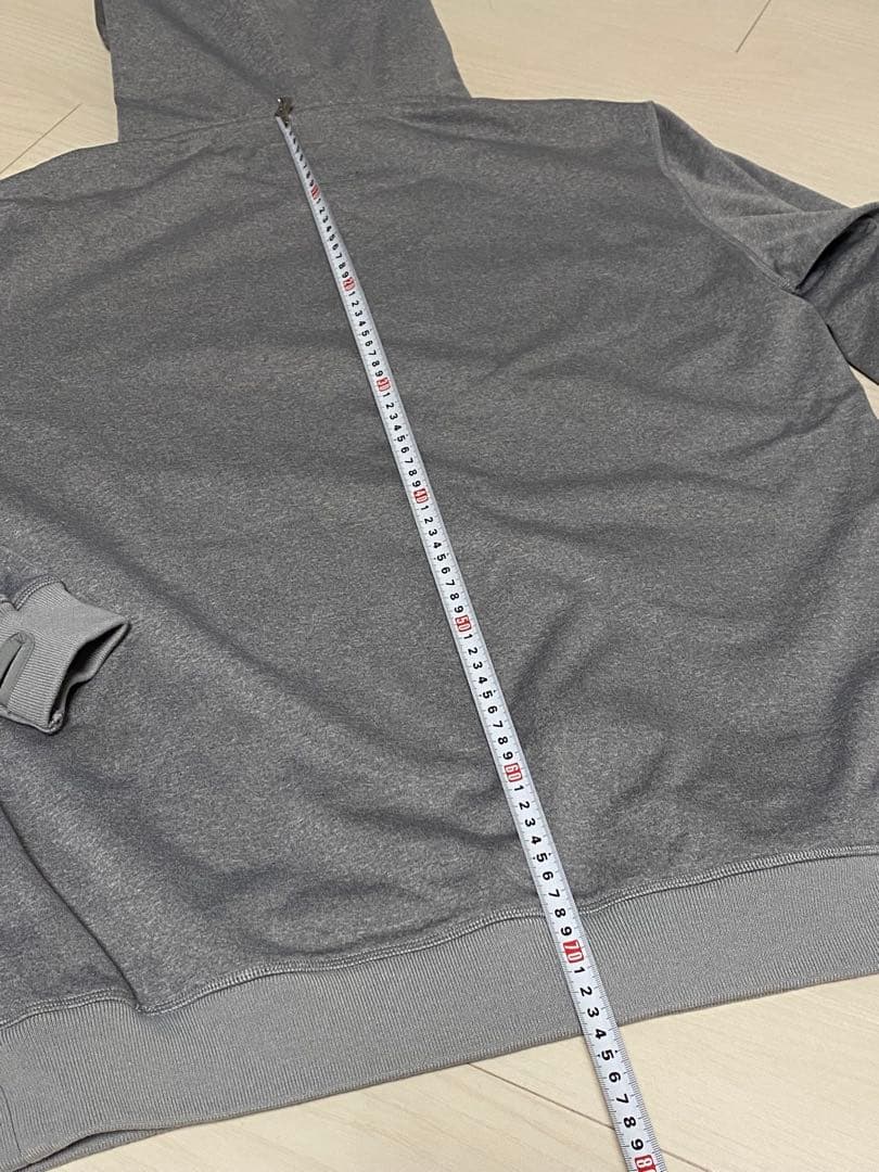 L】高性能 撥水パーカー THRASHER グレー フーディ