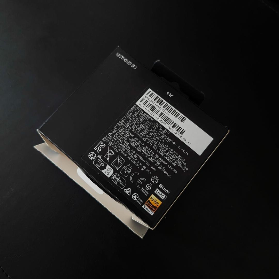 【美品】Nothing Ear（第3世代）2024年モデル ワイヤレスイヤホン