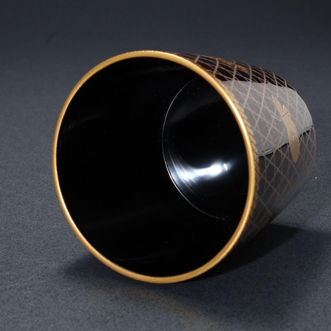 末広茶器　棗　菊籠　一斎　共箱　R1686