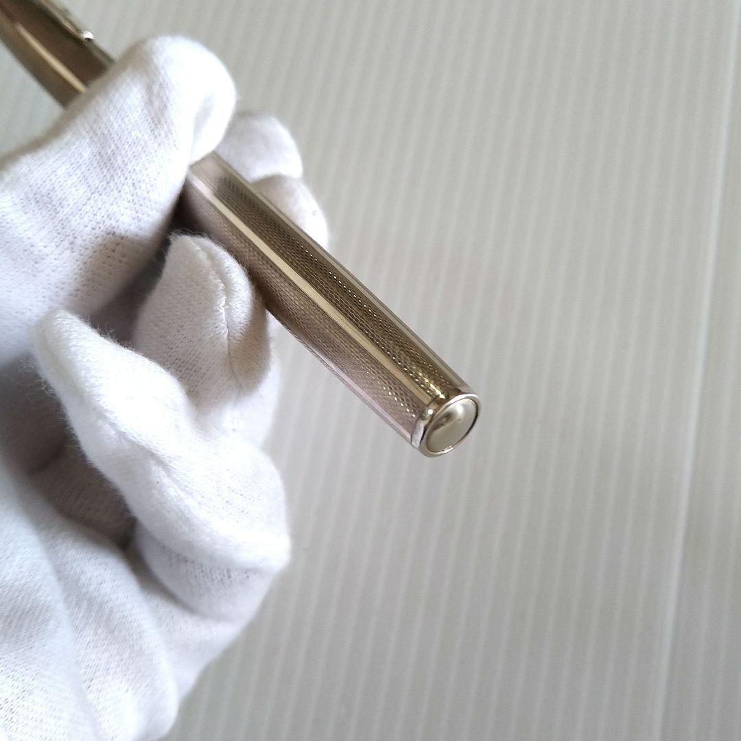 【純銀製】英国ASPREY社　万年筆　585-14K