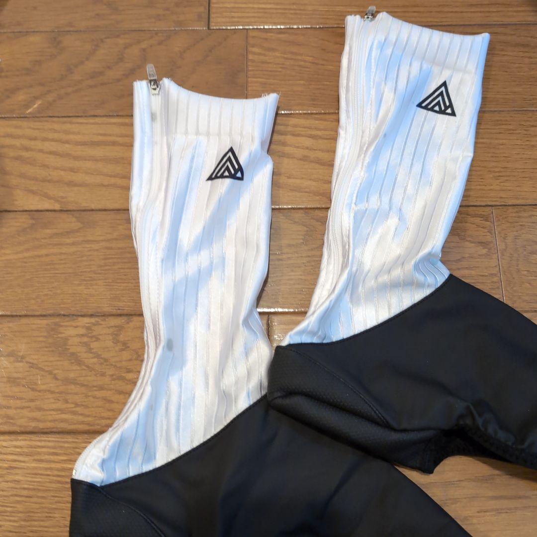 自転車競技トラック用シューズカバー チャック有り