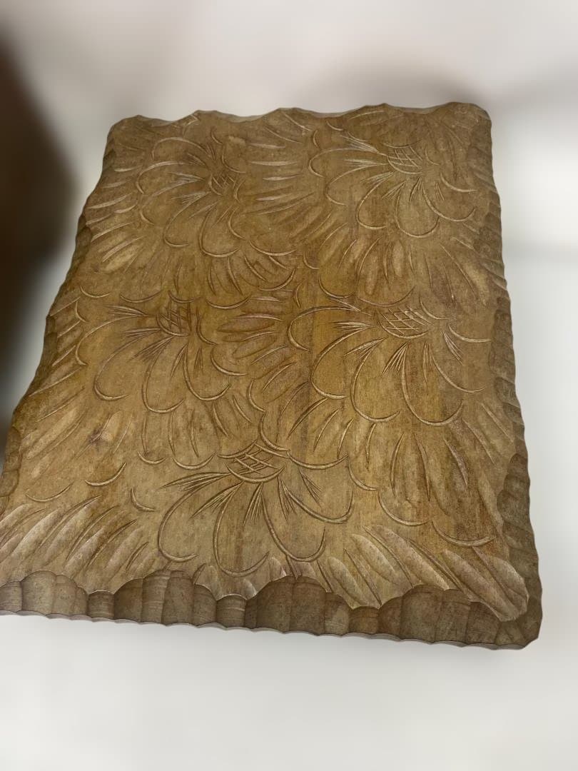 日光彫　スツール　サイドテーブル　花台　小物入れ　ミニテーブルセット