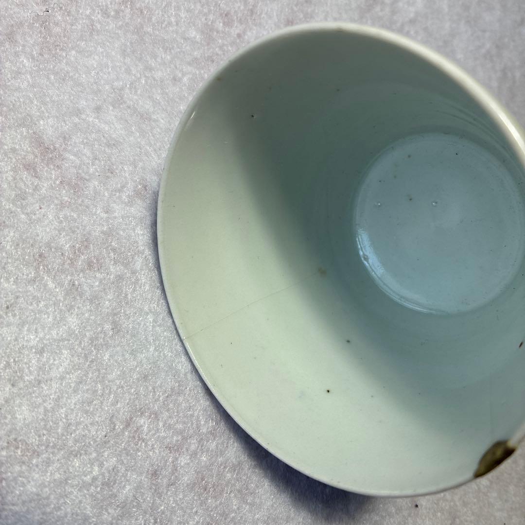 古伊万里　蒟蒻印判　桐　蕎麦猪口