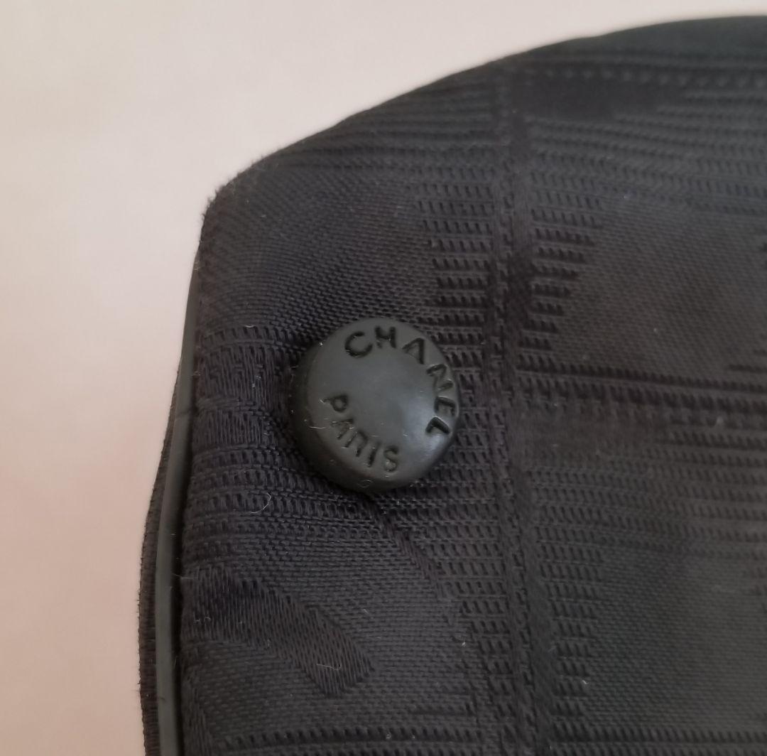 CHANEL ニュートラベルライン ハンドバッグ ポーチ ブラック