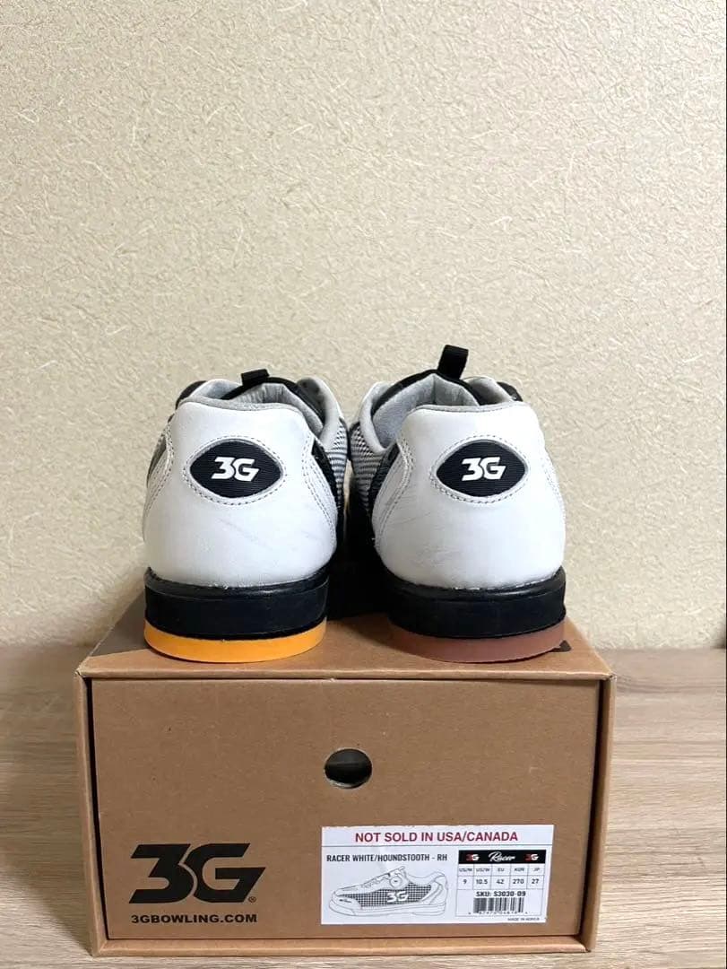 ★ボウリング★シューズ★ストーム★3G・ダイヤルレーサー★27cm★ホワイト★