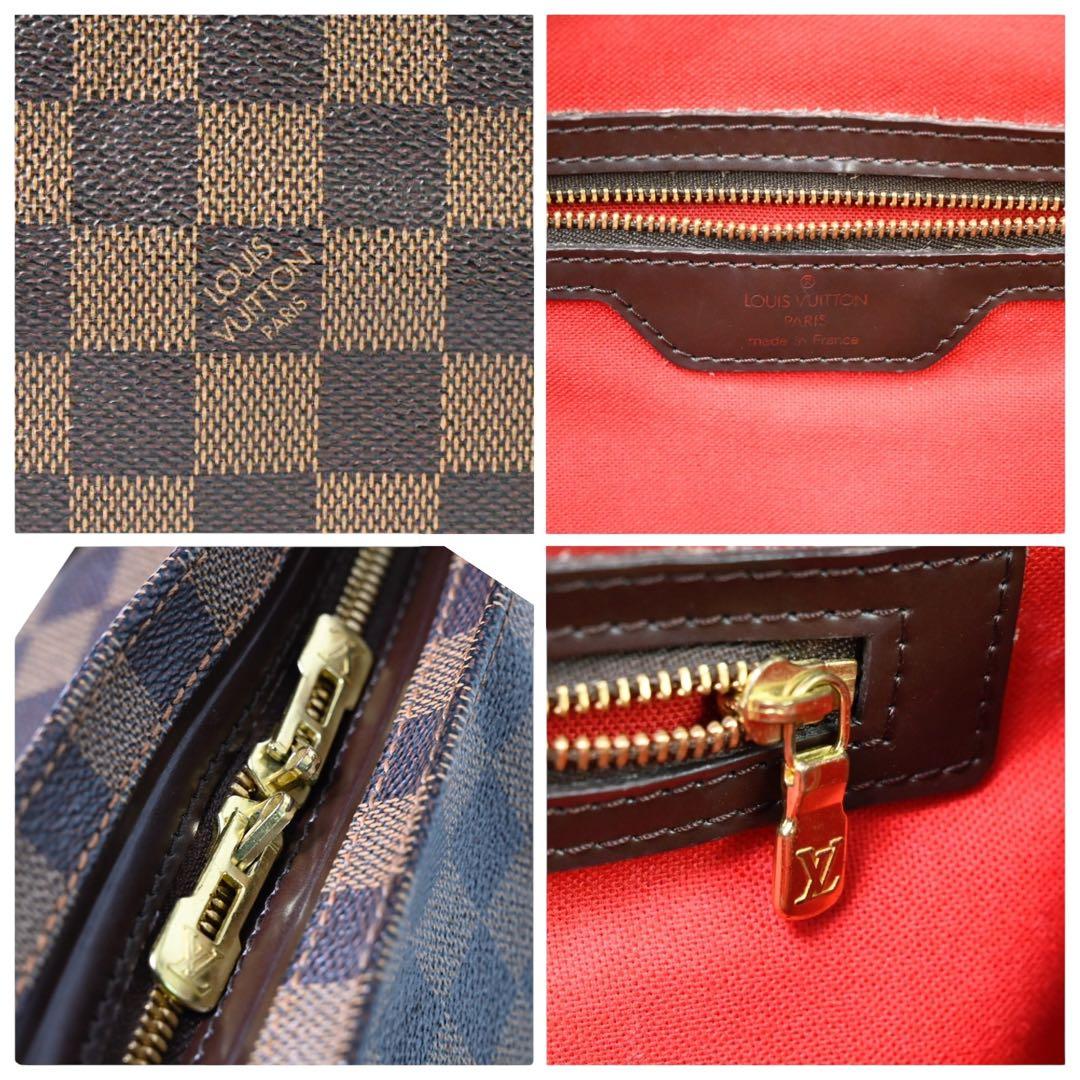 【美品】ルイヴィトン　ダミエ　チェルシー　トートバッグ　ショルダーバッグ　茶