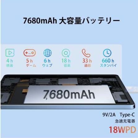 ✨大特価✨大容量 タブレット 10インチ Android 12 4GLTE