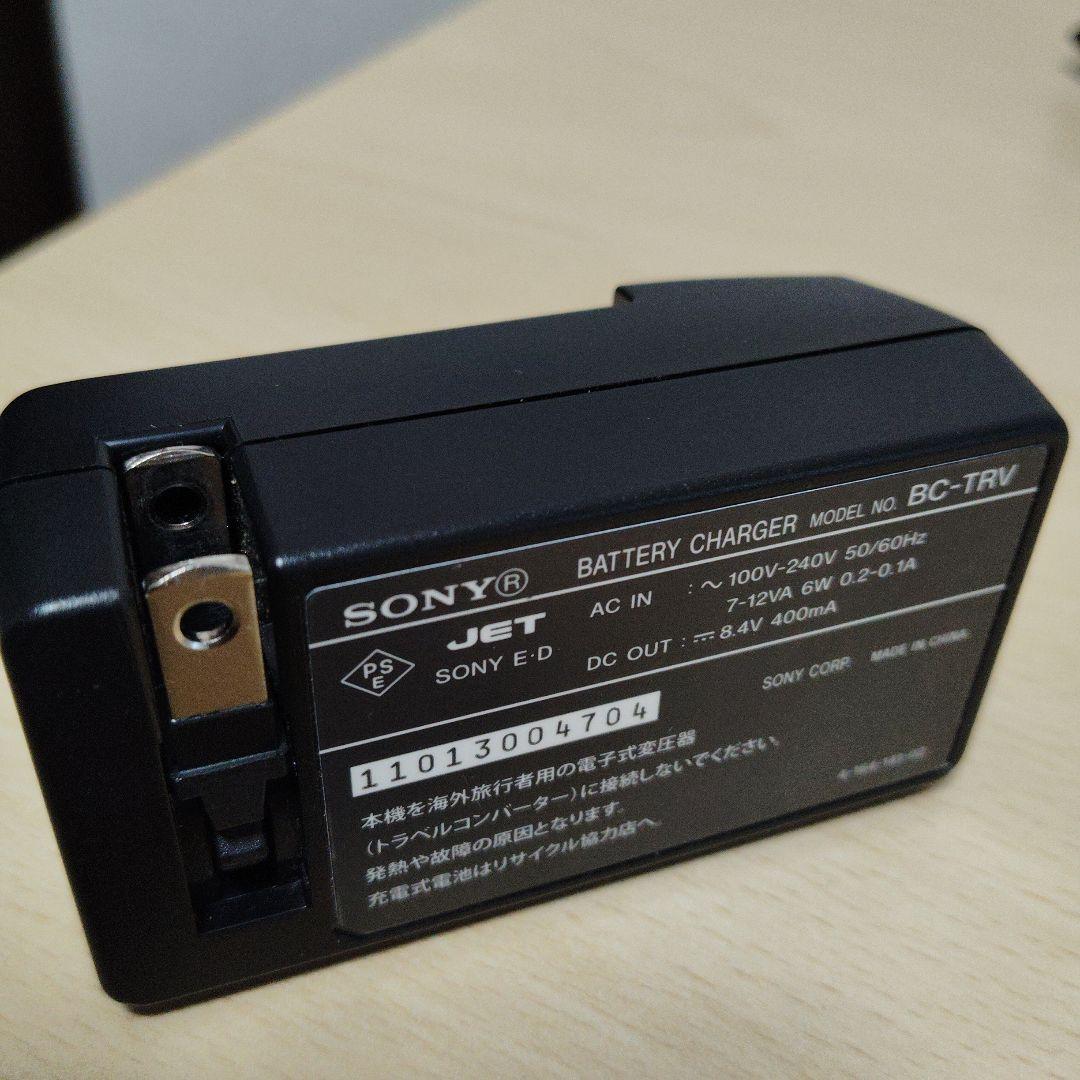 SONY HDR-CX180V ビデオカメラ バッテリーチャジヤーBC―TRV