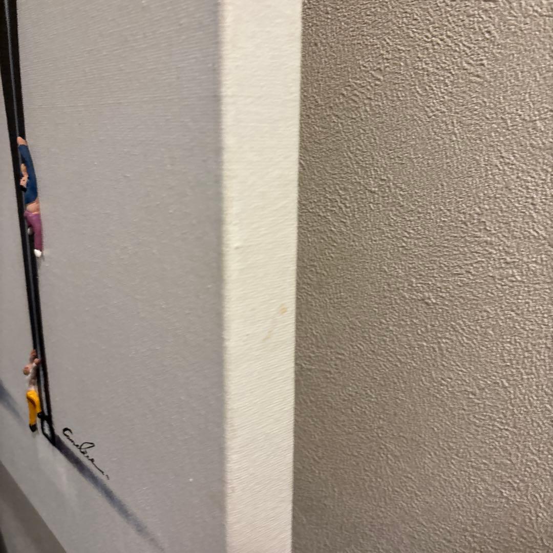 アート作品 ハイヒールと美脚　油絵　フランフラン カッシーナ ACTUS