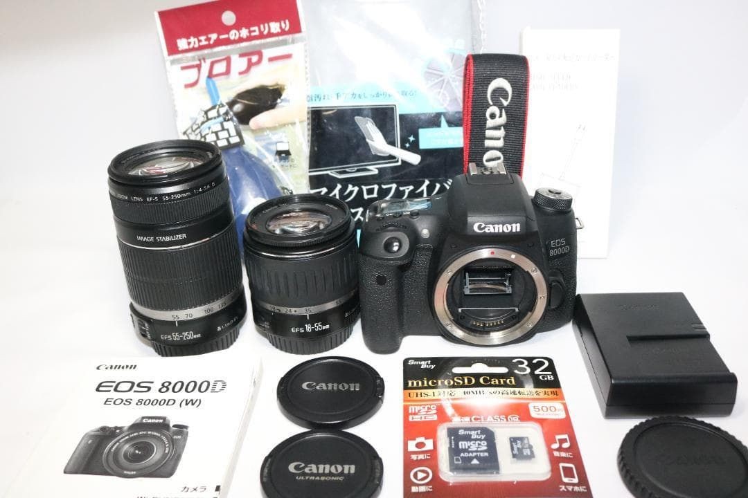 大人気！⭐ Canon EOS 8000D 望遠レンズセット⭐一眼レフ 高機能