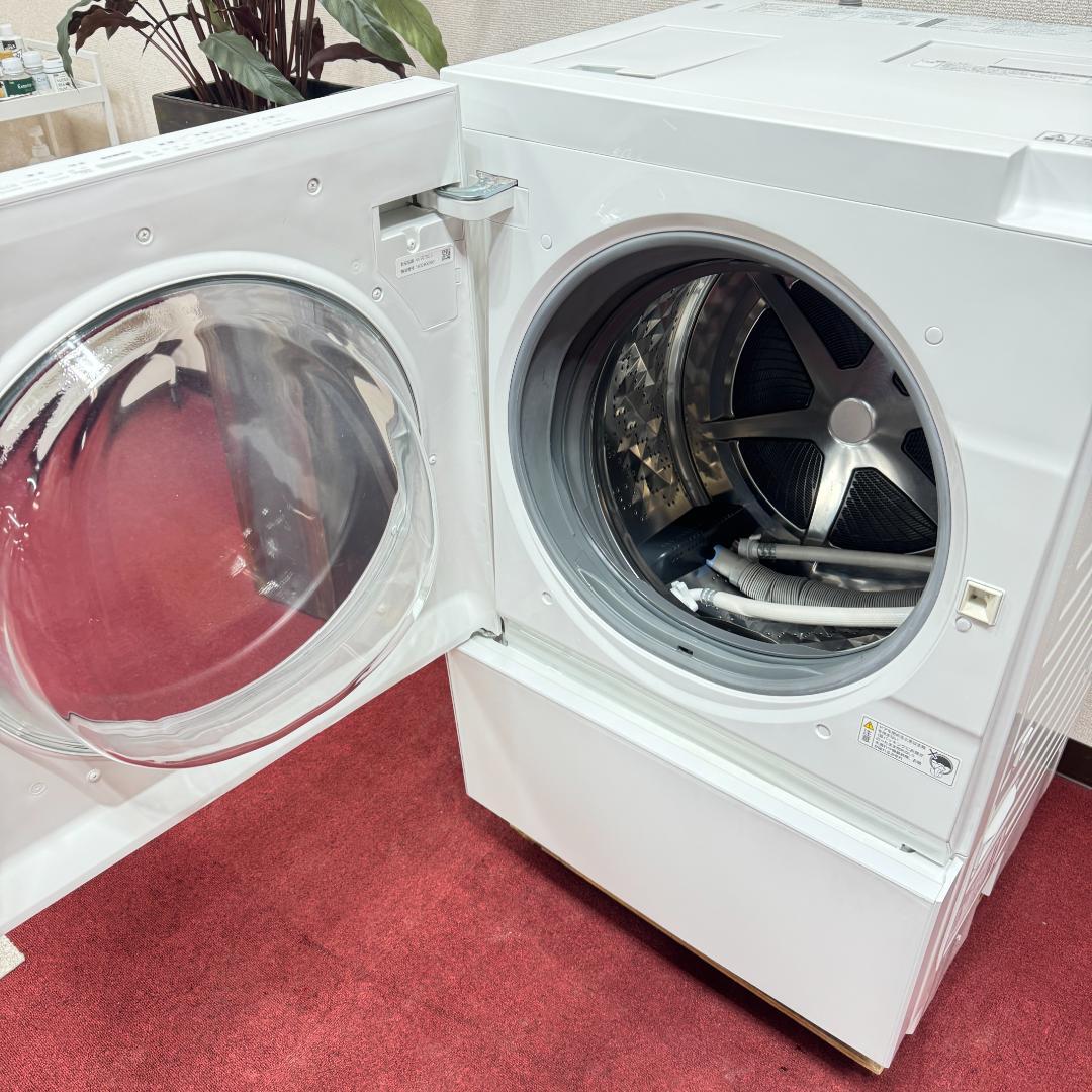 東京23区送料無料 美品パナソニックキューブルドラム洗濯乾燥機型　洗浄/除菌済み