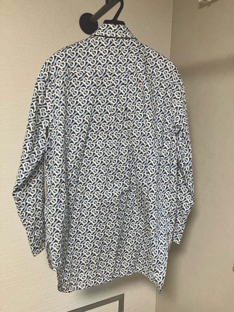 【美品】BURBERRY TBモノグラムシャツ