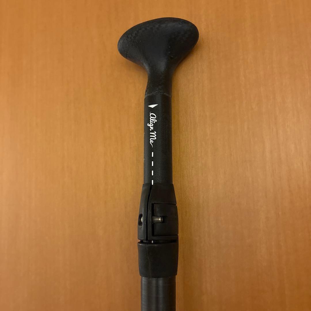 STARBOARD スターボード★パドル　ハイブリッドカーボン白×黒