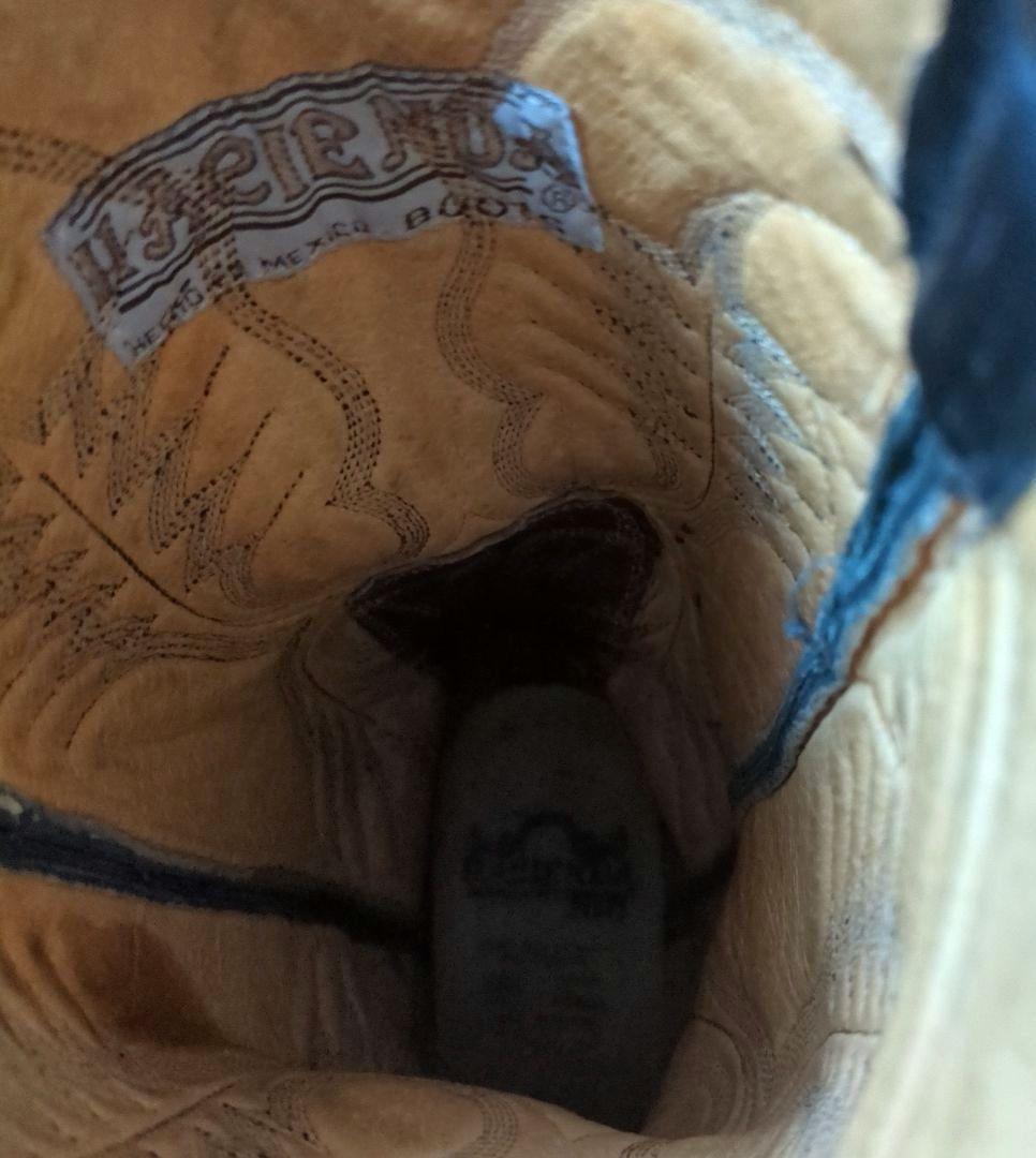 ウエスタンブーツ ブラック ポインテッドトゥ38