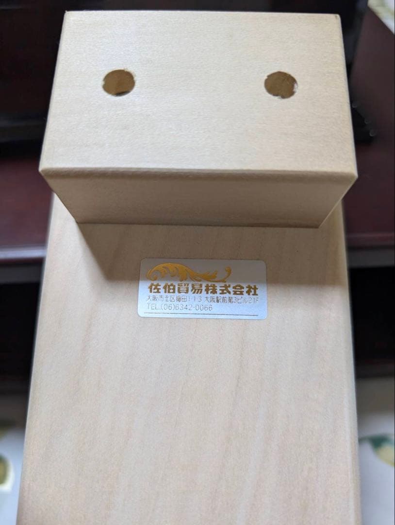 REUGE 花柄オルゴール 木製　美品